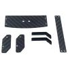 Rc Repairs Spare For Wltoys 244016 For Losi Micro-B 1/24 Carbon Fiber Tail Wing Rear Spoile RC Car Upgrade Parts Accessories Repair view 1