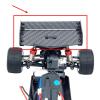 Rc Repairs Spare For Wltoys 244016 For Losi Micro-B 1/24 Carbon Fiber Tail Wing Rear Spoile RC Car Upgrade Parts Accessories Repair view 3