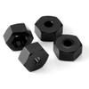 4Pcs Aluminum 7mm to 12mm Wheel Hex Hub Adapters Conversion for 1/16 RC Truck Buggy Car Accessories confident(6MM) view 2