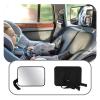 BELOWSYALER Adjustable Wide Car Rear Seat Glass/Seat Car Glass Monitor Square Car Glass view 2