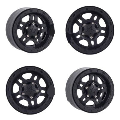 1PCS/4PCS Molded Nylon 2.2" Beadlock Wheels Rim 64x36mm 1/10 RC Crawler for TRX6 TRX4 for Wraith confident(4PCS)