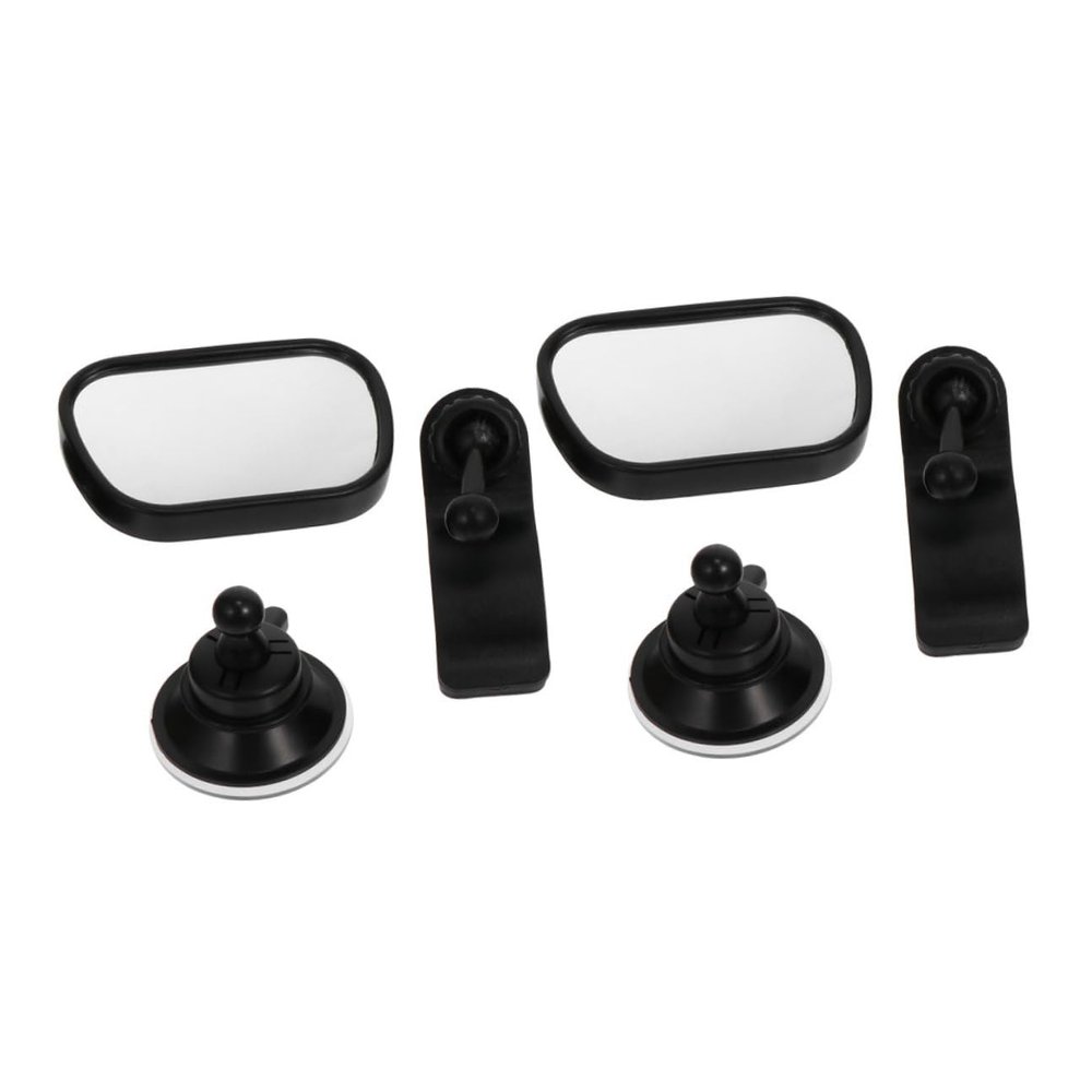 DECHOUS 2pcs Car Rear Facing Mirror and Safety, Wide Angle Anti-shake Interior Rearview Mirror with 360 Rotation for Backseat Observation