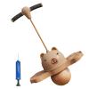 Hopping Ball - Capybara Jumping Ball with Handle | Cartoon Design Space hopperrs, Non Slip Bouncy Jumper Equipment for Beginners Girls Adults Sports Indoor Outdoor School Park Gathering view 1