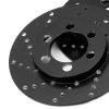 4pcs RC Brake Disc Aluminum Alloy Brake Caliper, RC Simulation Wheel Brake System, High Performance Brake Disc for 2.2 Inch Wheel, Lightweight Durable RC Accessories for 1/10 RC Cr (Black) view 2