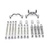 RC Connecting Rod Parts For WPL 1/16 C34 C44 Metal Upgrade And Modification Pull Rod Shock Absorber For Seat Remote Control Car Accessories(Silver) view 1