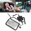 BELOWSYALER Car Glass Glass for Rear Facing Infant Shatterproof Clear Wide View Adjustable Glass view 2