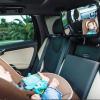 BELOWSYALER Car Glass Glass for Rear Facing Infant Shatterproof Clear Wide View Adjustable Glass view 4