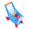 Kids Shopping Cart Set Educational Learning Development Toy Durable Plastic Play Food Toys for Toddlers Supermarket Game (Blue) view 3
