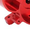 Aluminum Alloy Transmission Case Housing Set, RC Gearbox Cover for Redcat GEN8 1/10 RC Car, CNC Machined PTFE Coated Hardened Alloy 6061 - T6, Upgrade Original Parts with Lightweig (Red) view 3