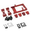 for WPL for C14 C24 C24-1 B14 B24 1/16 Metal Servo Mount Bracket Beam Crossbeam Shock Tower Set RC Car Upgrade Parts Accessories RC Vehicles Parts(Red) view 3