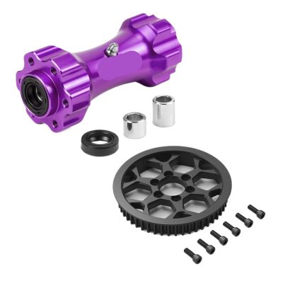 Aluminum Drive Axle & Pulley for Surron Light Bee & Segway X160 X260 E-Bike(Purple)