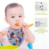 CUPADA Baby Face Towels Muslin Washcloths Colorful Soccer Ball Absorbent Wash Wipes Soft Towel for Newborn Infant 5Pcs view 3