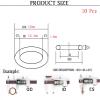 Nitrile Rubber O-Rings, O-Ring Seal,Fluorine Rubber O-Rings,Round Sealing Ring(121.2mm x 125mm x 1.9mm) view 2