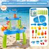 Vahlbeste Water Table for Toddlers 1-3, Kids Water Table, 3-Tier Water Tables for Toddlers 3-5 Features Swimming Dolphins & Crabs, Rain Showers Splash Pond, Activity Sensory Play Table for Boys Girls view 3