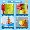 Vahlbeste Water Table for Toddlers 1-3, Kids Water Table, 3-Tier Water Tables for Toddlers 3-5 Features Swimming Dolphins & Crabs, Rain Showers Splash Pond, Activity Sensory Play Table for Boys Girls view 4