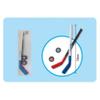 2-Player Street Hockey Set  2 Plastic Hockey Sticks & 2 Balls for Outdoor Sports, Complete Beginner Kit for Youth, Floorball, and Roller Hockey Training view 4