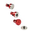 RC Crawlers Components For Axial For SCX10 For Traxxas For TRX4 D90 D110 For HSP For Drift For Sakura 1/10 Body Posts Magnet Invisible Fixed Mount Clip RC(Red) view 2