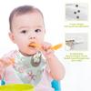 CUPADA Baby Washcloths Muslin Face Towels Easter Eggs Bunnies Bow Absorbent Soft Wipe Towel - 3 Pack Soft Wash Wipes for Infant Newborn Gifts view 3