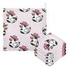 CUPADA Baby Washcloths Muslin Face Towels Duck Cow Print Absorbent Soft Wipe Towel - 3 Pack Soft Wash Wipes for Infant Newborn Gifts view 1