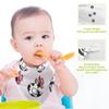 CUPADA Baby Washcloths Muslin Face Towels Duck Cow Print Absorbent Soft Wipe Towel - 3 Pack Soft Wash Wipes for Infant Newborn Gifts view 3
