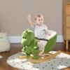 Plush Rocking Horse Toy with Soothing Melodies, Soft Fabric Exterior and Sturdy Wooden Frame for Gentle Motion Play view 1