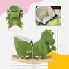 Plush Rocking Horse Toy with Soothing Melodies, Soft Fabric Exterior and Sturdy Wooden Frame for Gentle Motion Play view 2
