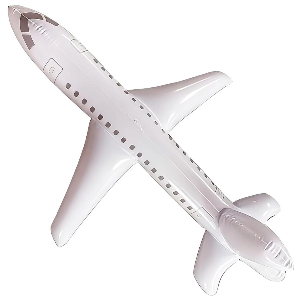100 Cm Inflatable Airplane Toys, 3-Pack, PVC Balloon