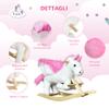 Soft Plush Rocking Horse Toy for Indoor Seating and Gentle Motion Play  Classic Animal-Themed Decorative Accent view 3