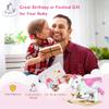 Soft Plush Rocking Horse Toy for Indoor Seating and Gentle Motion Play  Classic Animal-Themed Decorative Accent view 4