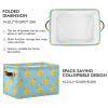 CWUPZAY Duck Storage Basket Canvas Fabric Collapsible Storage Bins Box Organizer Waterproof for Home Bedrooms 1 Pack view 3