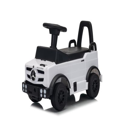 Kids Push Car for Toddlers, Licensed Mercedes-Benz Toddler Car, Ride on Toy with Horn, Music, Lights, Under Seat Storage- White