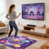 Dance Mat Toys with Light & Music for Kids, Children Mat with Light-up 4-Button Wireless Bluetooth, Dancing Pad Toy with 5 Game Modes, Toys Gifts for 8-12 Year Old Girls (Purple) view 4