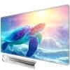 JANENFNA MTG Playmat 24" x 14" with Storage Bags for TCG Game Play Mats, Premium Stitched Non-Slip Rubber Tabletop Magic Play Mats Desk Duel Card Breaking Mat,Colorful Sea Turtle view 1