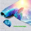 JANENFNA MTG Playmat 24" x 14" with Storage Bags for TCG Game Play Mats, Premium Stitched Non-Slip Rubber Tabletop Magic Play Mats Desk Duel Card Breaking Mat,Colorful Sea Turtle view 4
