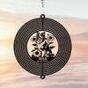 Personalized Shetland Sheepdog Wind Spinner, Shetland Sheepdog in Sunflower Garden Memorial Wind Spinner, Custom Pet Loss Gift, Metal Outdoor Garden Decor Plaque (Shetland Sheepdog) view 2