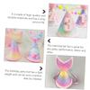 Abaodam Mermaid Tail Birthday Hat, Rainbow Gradient Sequin Crown Cap, Party Headwear for 3-year-old, Glitter Decorative Birthday Supplies view 3
