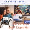 2026 Upgrade M15 Retro Game Stick Pro, 128G, with 40,000 Built-in Classic Video Games, Retro Gaming Console with 23 Emulators, Plug & Play for TV Video Gaming Stick with Dual 2.4G Controllers view 3