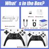 2026 Upgrade M15 Retro Game Stick Pro, 128G, with 40,000 Built-in Classic Video Games, Retro Gaming Console with 23 Emulators, Plug & Play for TV Video Gaming Stick with Dual 2.4G Controllers view 4