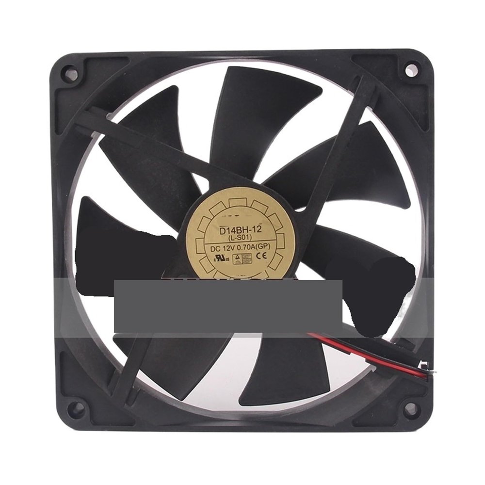 D14BH-12 Cooling Fan DC12V 0.70A 140x140x25mm 14CM 14025