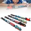 4 Sets Mini Trains Toy, Pull Back Steam Trains Model Set, Assorted Styles with Alloy Engine and Plastic Body, Travel - Friendly Size for Children Above 3 Years Old view 3