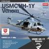 Academy 12138 1/35 Scale U.S.M.C UH-1Y Venom Helicopter Plastic Model Kit view 2