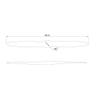 16x8 inch D8 Carbon Fiber Propeller 1PC CCW Drones Props for Multicopter Quadcopter Hexacopter RC DIY Hobby view 2