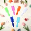 12Pcs Double Sided Dandruff Comb Fine Teeth Pet Comb Plastic Flea Lice Combs with Handle For Adult and Pet To Keep Skin Healthy and Hair Soft (Multi-Colors) view 4