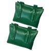 2 Divisions Winter Outdoor Faucet Protectors Progressive Warmth Preserving Fabric Ice Immune Convenience Infant Safe Simple Use Green Faux Leather Faucet Protect Freeze Security view 3