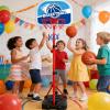 Adjustable Basketball Hoop, 4-in-1 Indoor Game Set, 69.3 Inches PP Steel with Build, Kids Basketball Set, Playroom Hoop with Fun Design, Sports Equipment for Boys Girls view 3