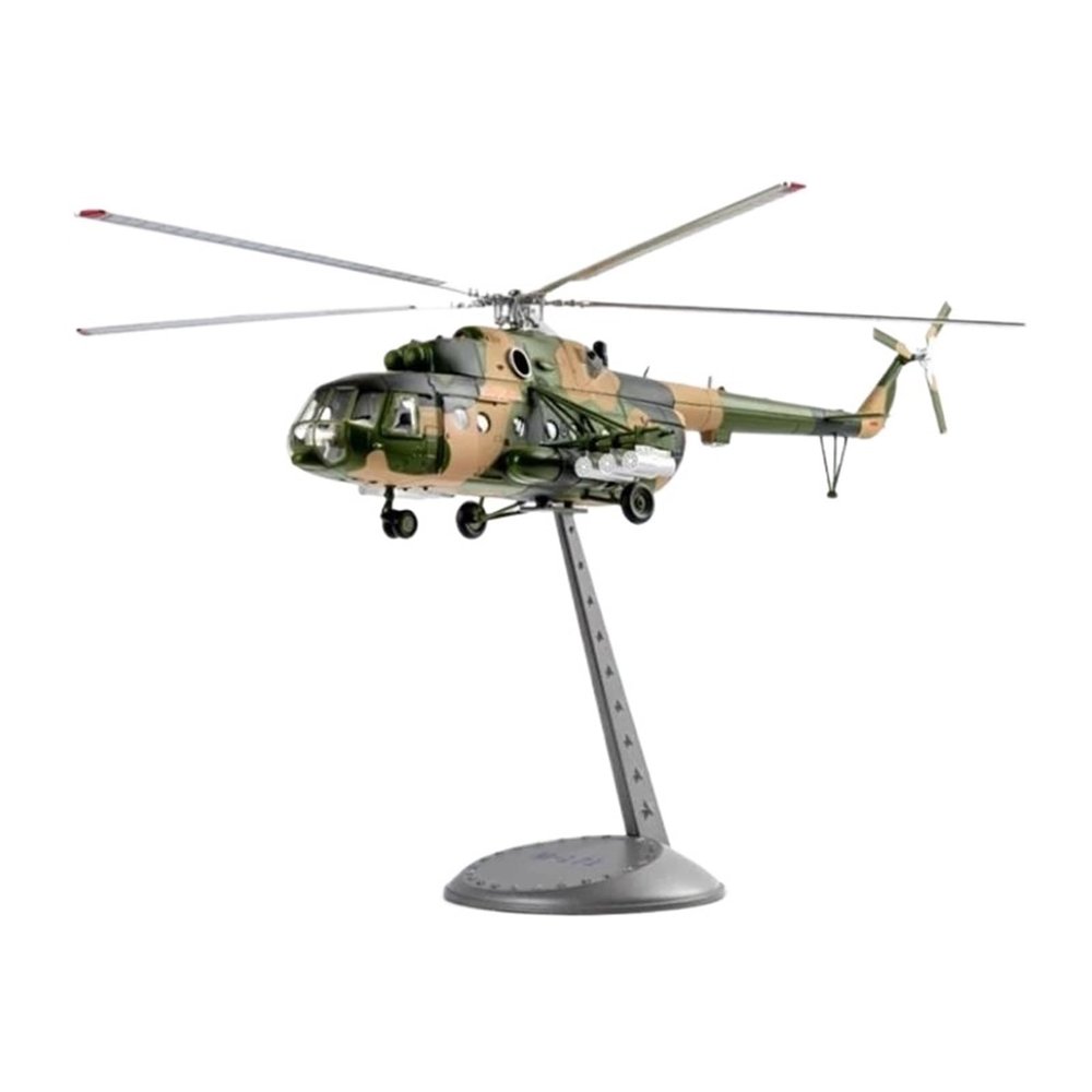 Flying Airplane Model Diecast 1/48 Scale China Army Aviation MI171 M-171 Armed Helicopter MI-171 Alloy Model Collection Decoration Aviation Airbus
