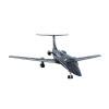 Flying Airplane Model Diecast Metal Alloy 1/400 Scale Russia Air Force TU-134 TU134-UBL Crusty-B RF-12037 Aircraft Airplanes Model Aviation Airbus view 3