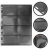 Abaodam 10-sheet Pvc Double-sided Stamp Collection Album with Standard Stamp Organizer Inserts for Collectors Sturdy Loose-leaf Storage Pages Suitable for Collecting and Display view 3