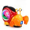 AUTOKAKUM Crawling Toys, Toddler Electric Crab Toy, LED Lights & Music Interactive Baby Toy, Infant Tummy Time Crab Toys for Christmas Birthday Gifts view 1