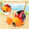 AUTOKAKUM Crawling Toys, Toddler Electric Crab Toy, LED Lights & Music Interactive Baby Toy, Infant Tummy Time Crab Toys for Christmas Birthday Gifts view 3